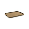 Puccini Rectangular Tray - Bronze/Leather A (Calfskin Nappa Mud F21)