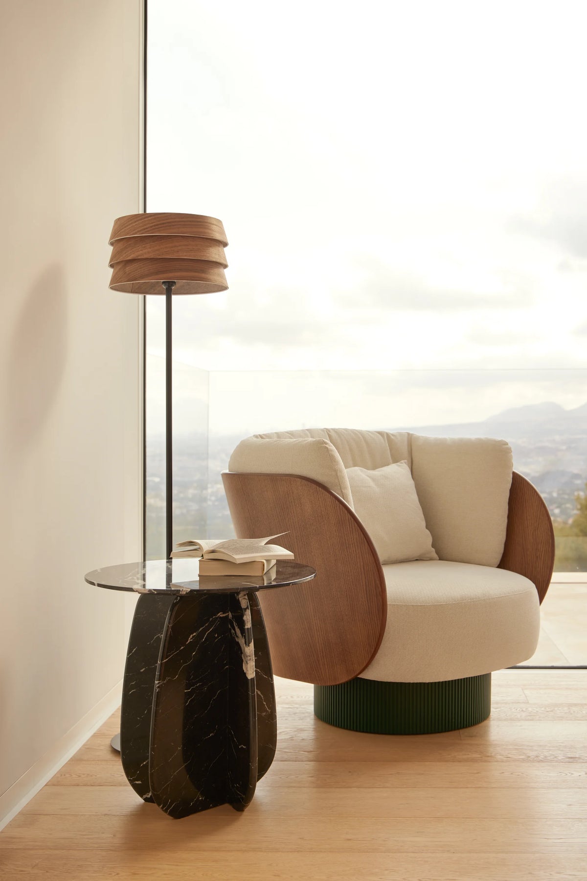 Coral CRL505 Side Table - Marquina-4