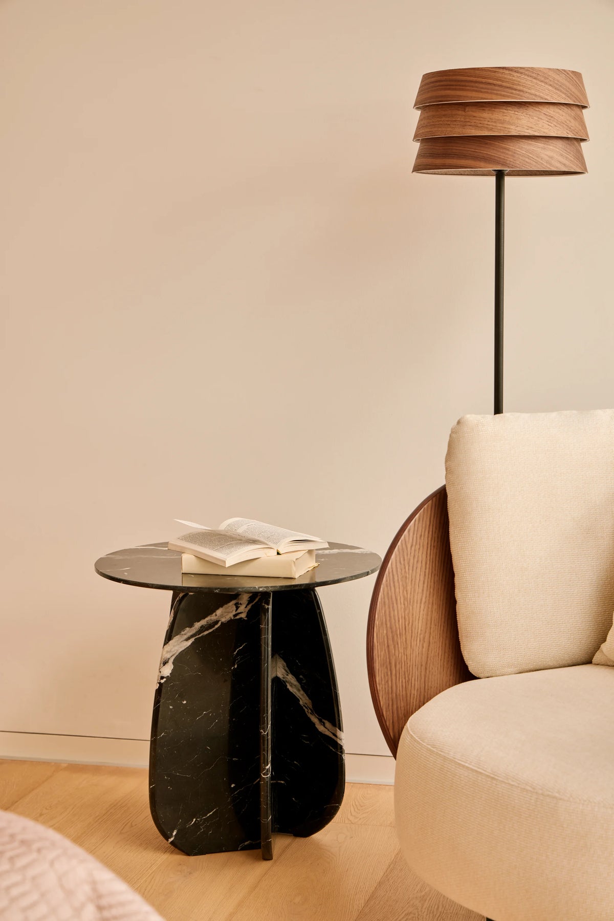Coral CRL505 Side Table - Marquina-5