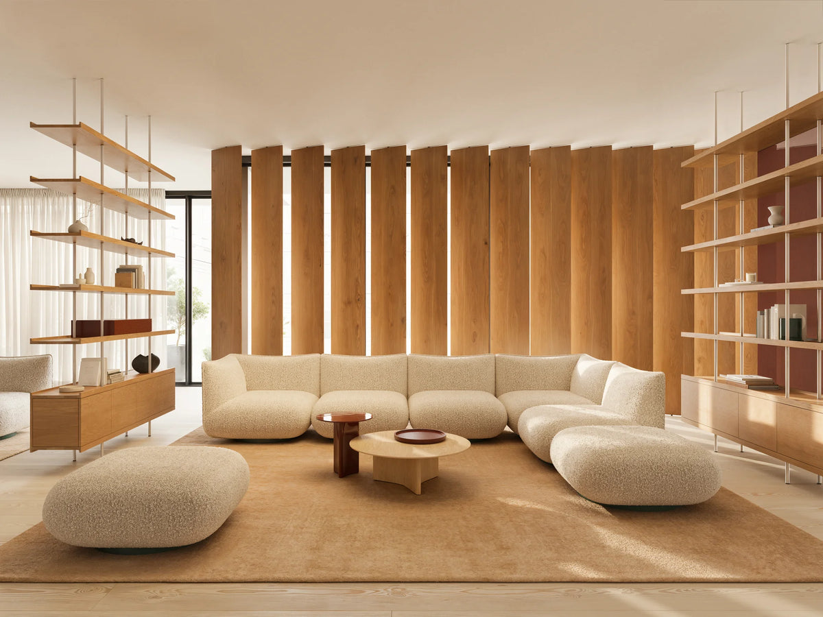Beam BEA240 Bookcase - Supermatt Oak-5