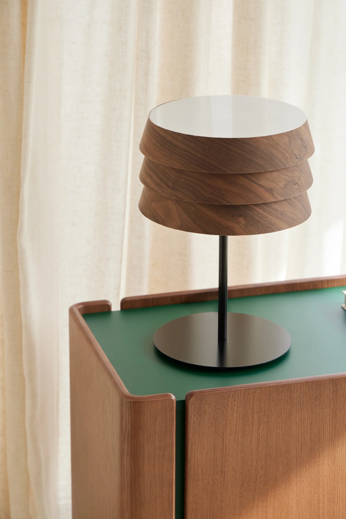 Sussex Table Lamp - Walnut Veneer
