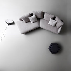 Quinta Strada 377 Comp Sofa - Fabric VIP (Graphic Piccolo 20)