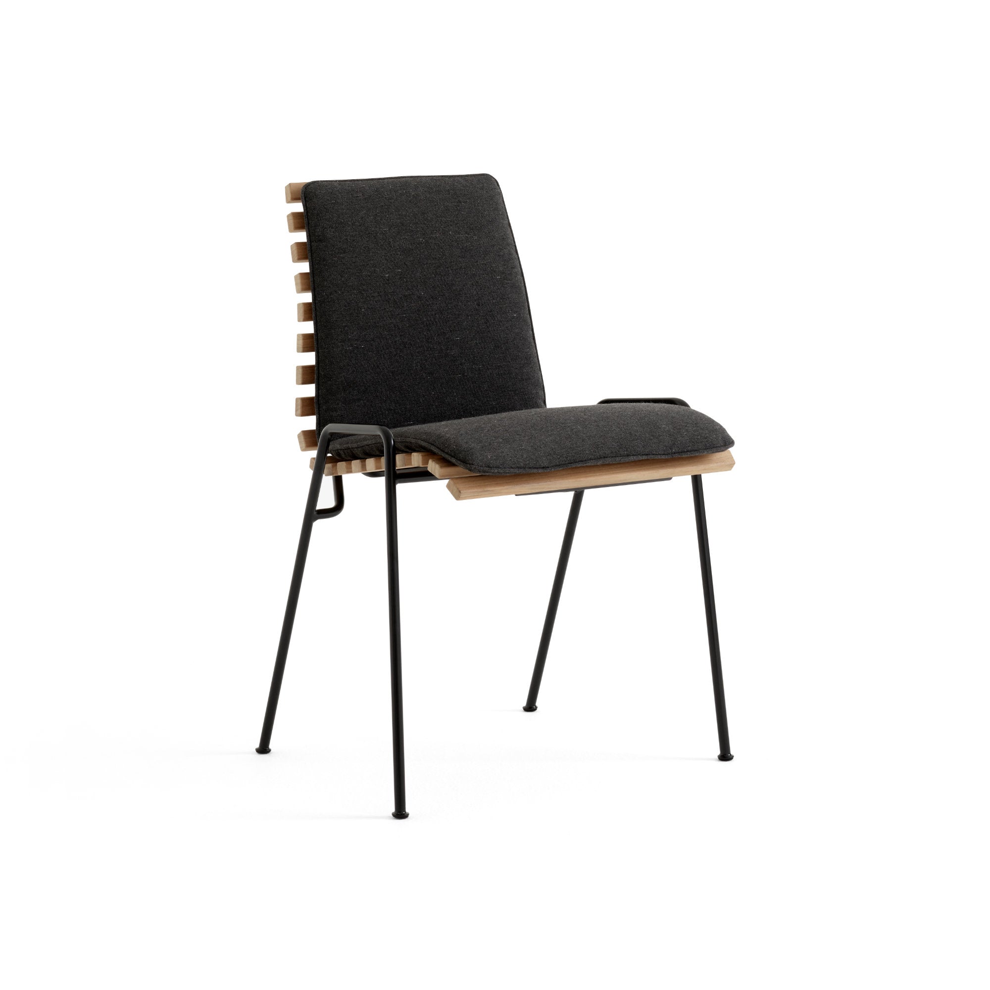 كرسي طعام خارجي RFH RD4 مع وسادة - خشب الساج/القماش (تراث خشبي)