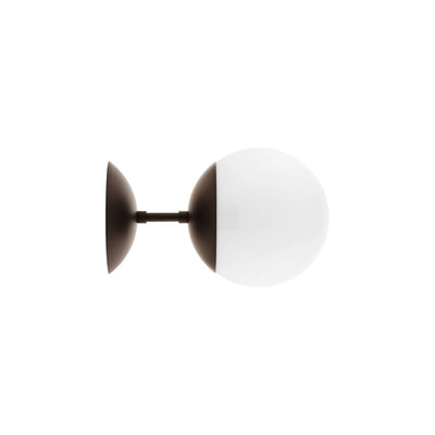 Lord 1 200 Wall Lamp - Bronze Colored/Opal Glass