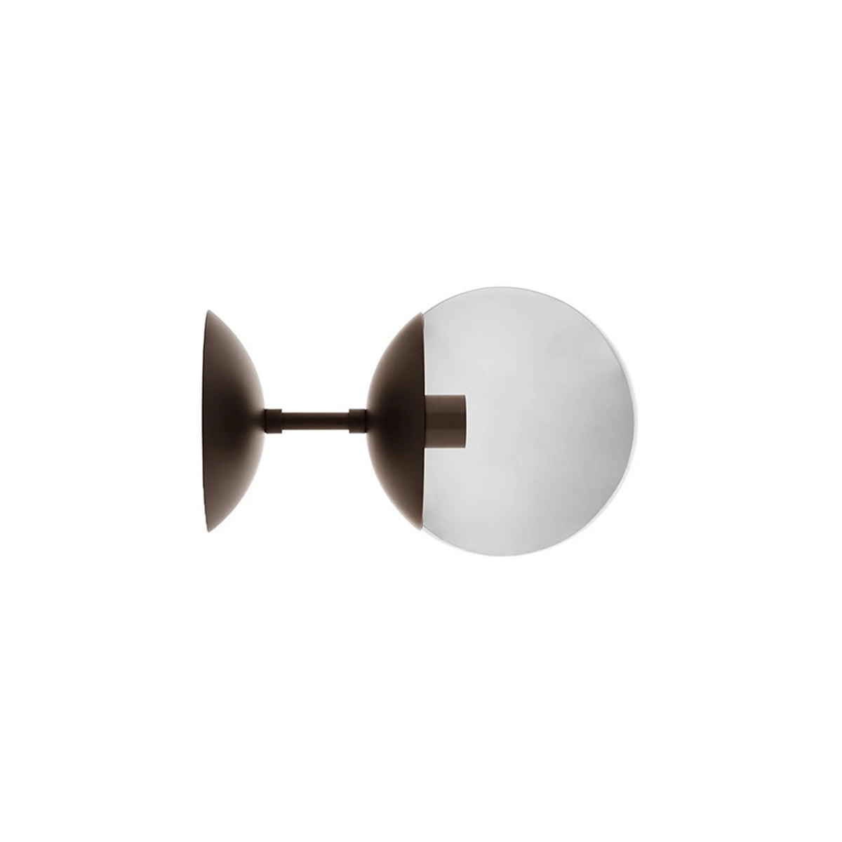 Lord 1 200 Wall Lamp - Bronze Colored/Smoke Glass-1