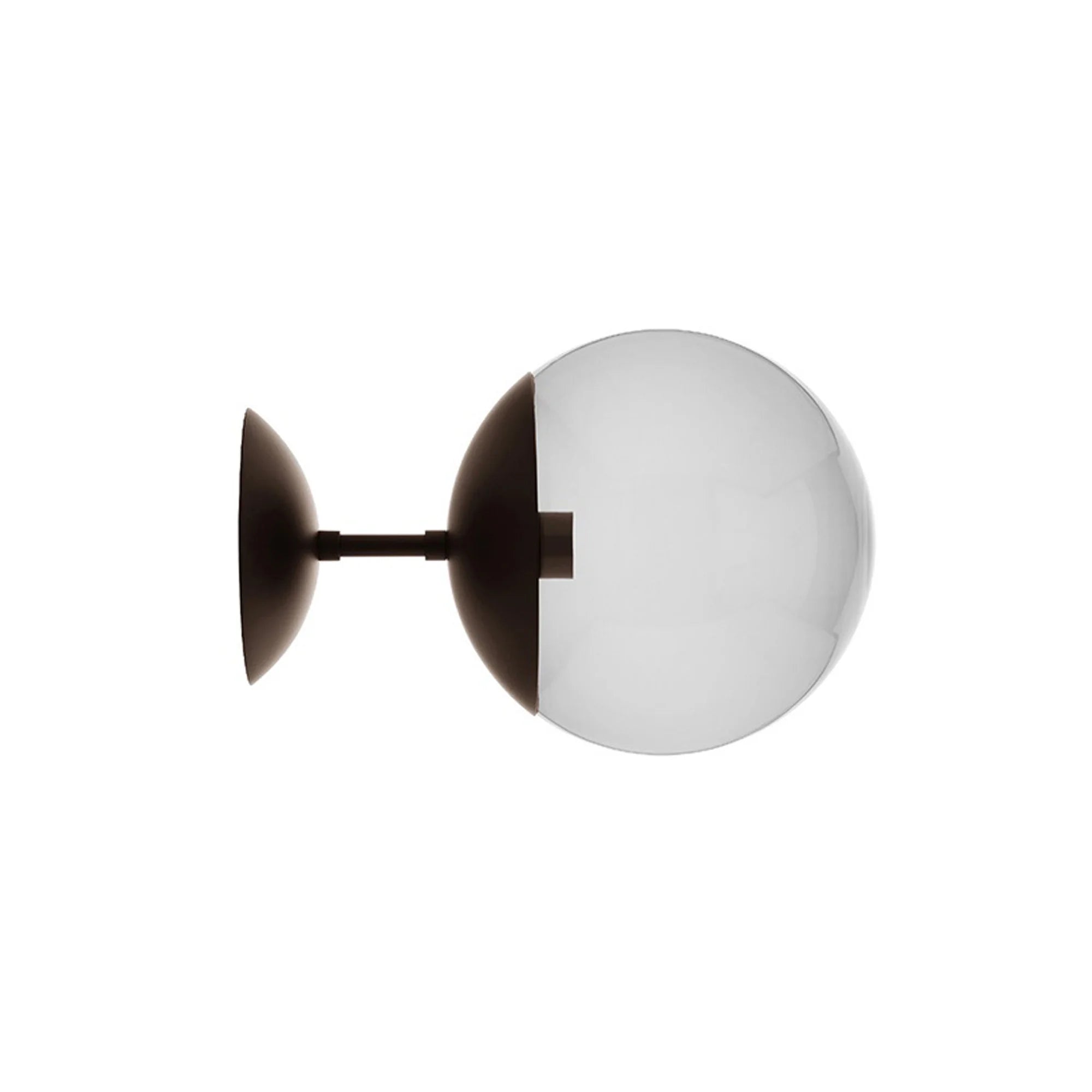 Lord 1 250  Wall Lamp - Bronze Colored/Smoke Glass-1