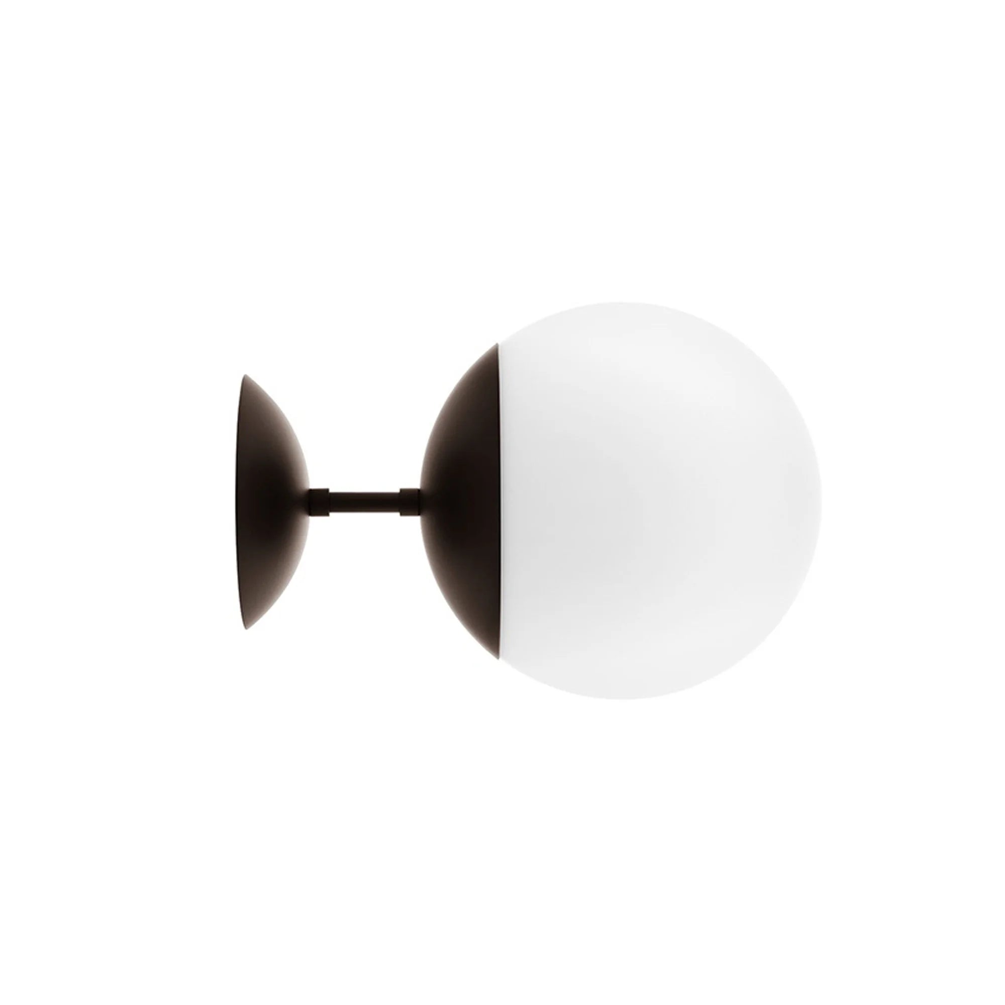 Lord 1 250 Wall Lamp - Bronze Colored/Opal Glass-1
