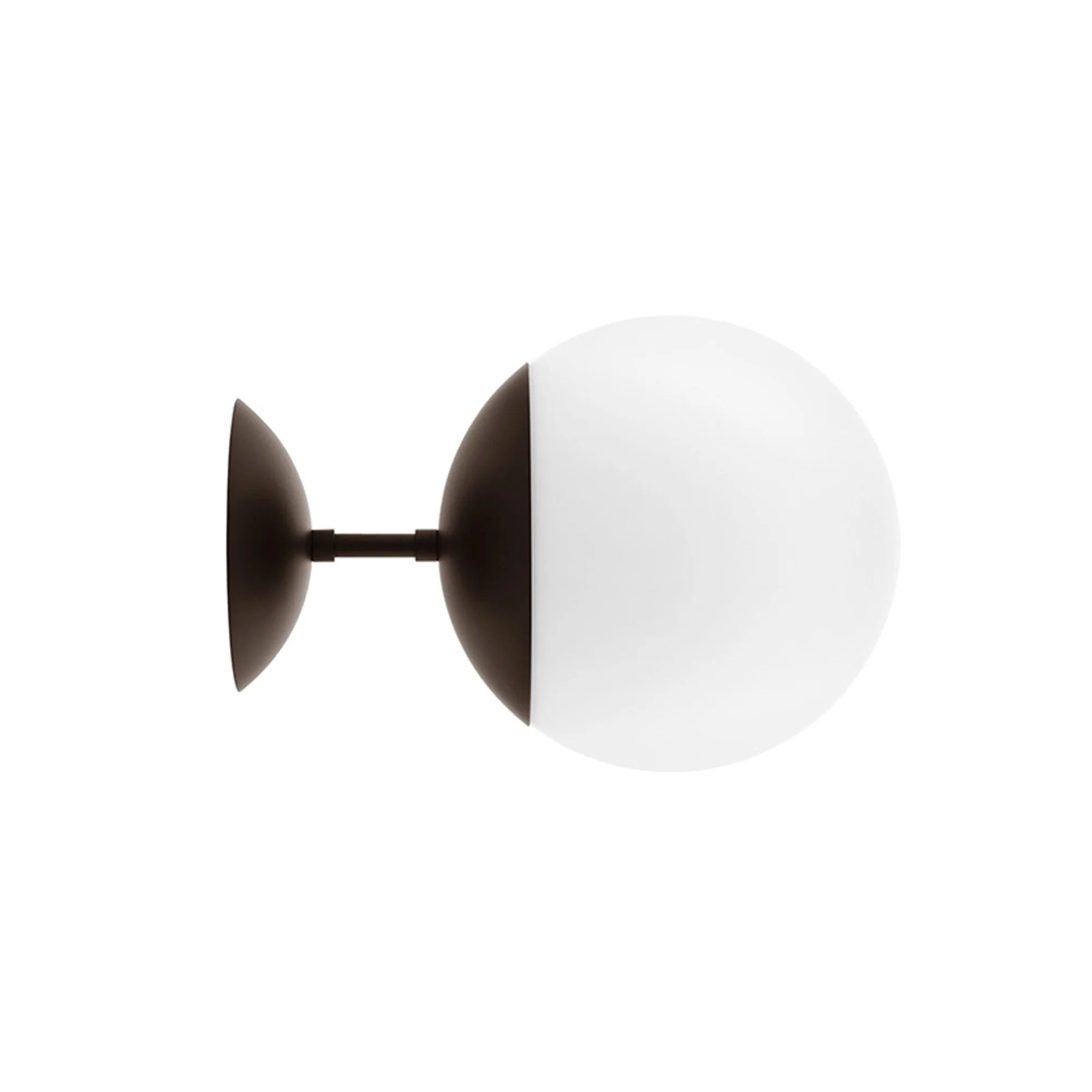 Lord 1 300 Wall Lamp - Bronze Colored/Opal Glass-1