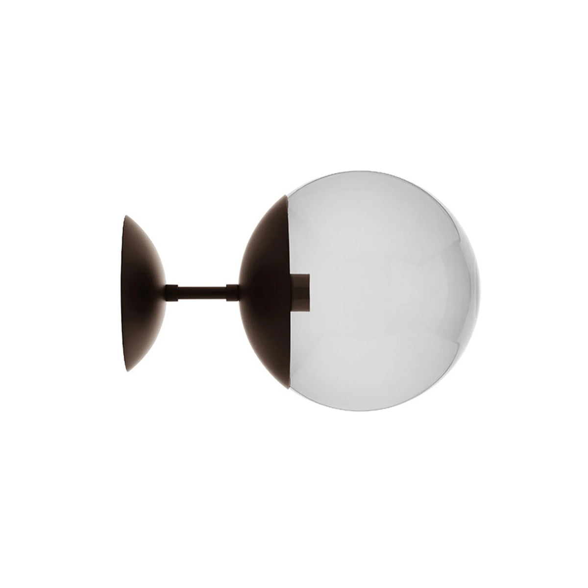 Lord 1 300 Wall Lamp - Bronze Colored/Smoke Glass-1