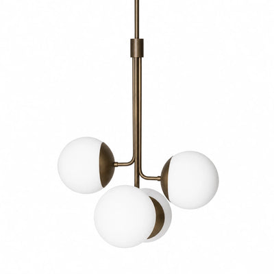Lord Bouquet 1270 Pendant Lamp - Bronze/Opal
