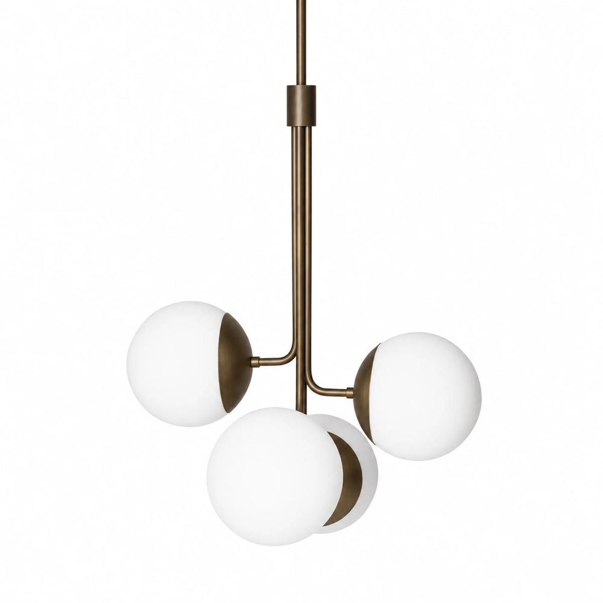 Lord Bouquet 1270 Pendant Lamp - Bronze/Opal