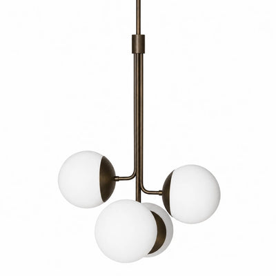 Lord Bouquet 1870 Pendant Lamp - Bronze/Opal