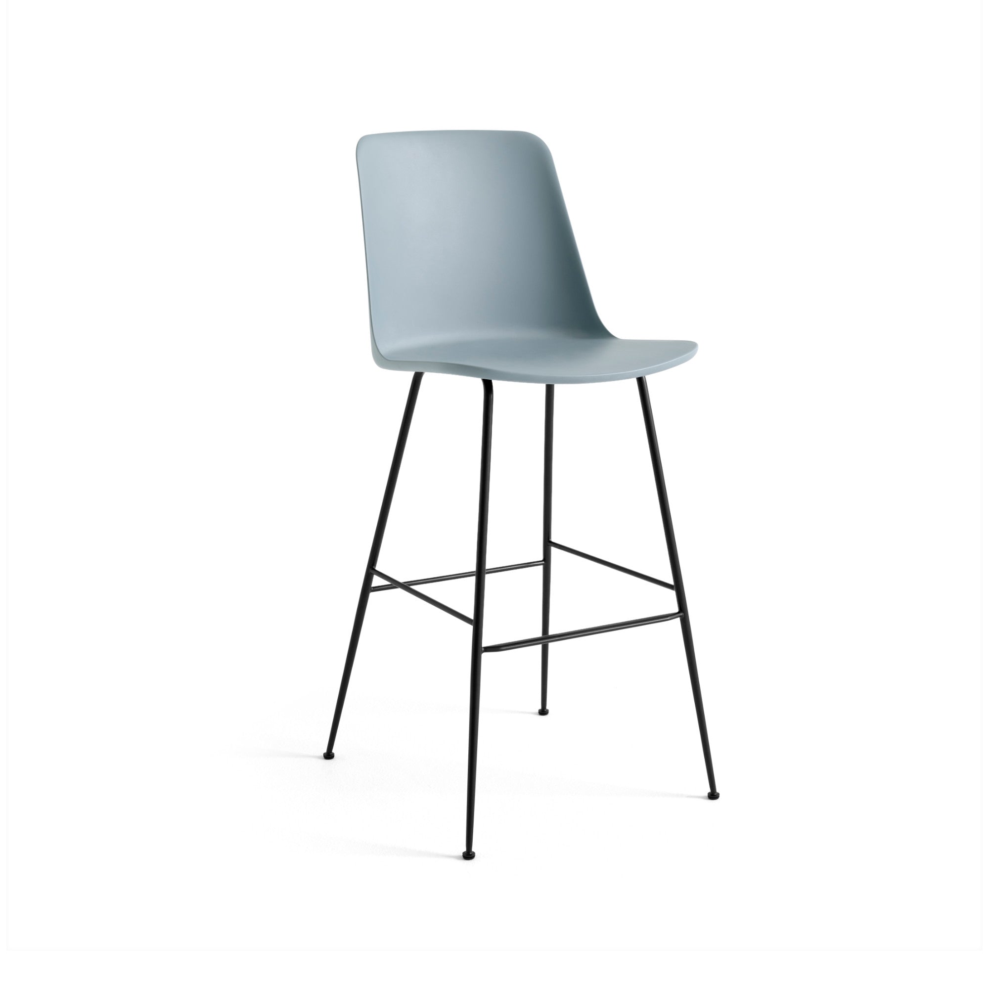 Rely HW96 Barstool - Black/Light Blue