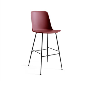 Rely HW96 Barstool - Black/Red Brown