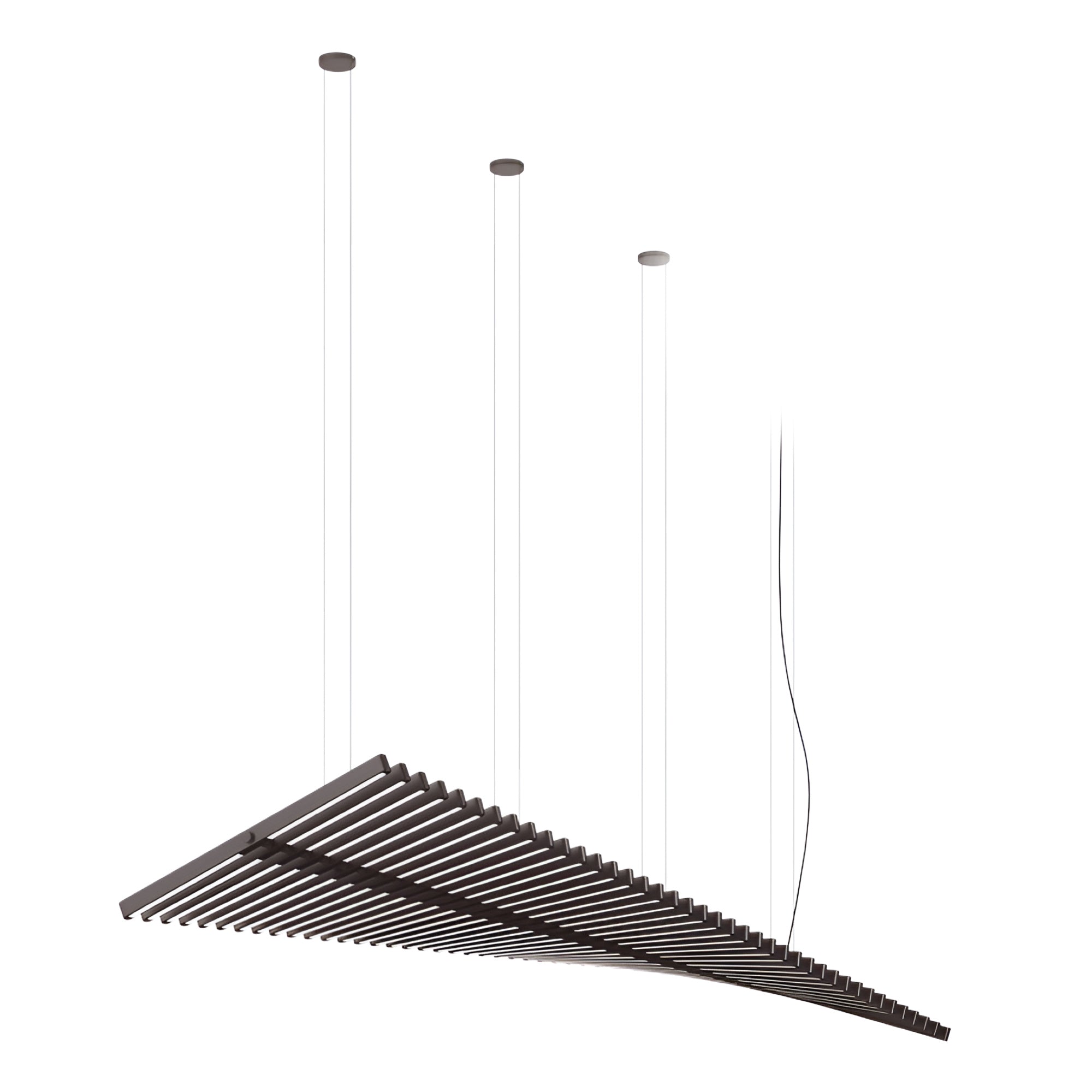 Rhythm Horizontal 2113 Pendant Lamp - Chocolate