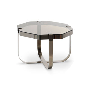 Ring 0092 Side Table - Black Nickel/Bronze