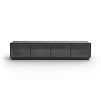 Rio RIO400 Sideboard - Dark Stained Walnut / Honed Marquina Marble