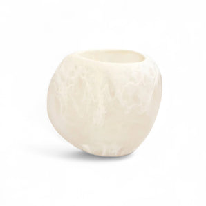 Rock Vase - Large/Swirl Chalk