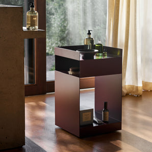 Rotate SC73 Side Table - Dark Plum