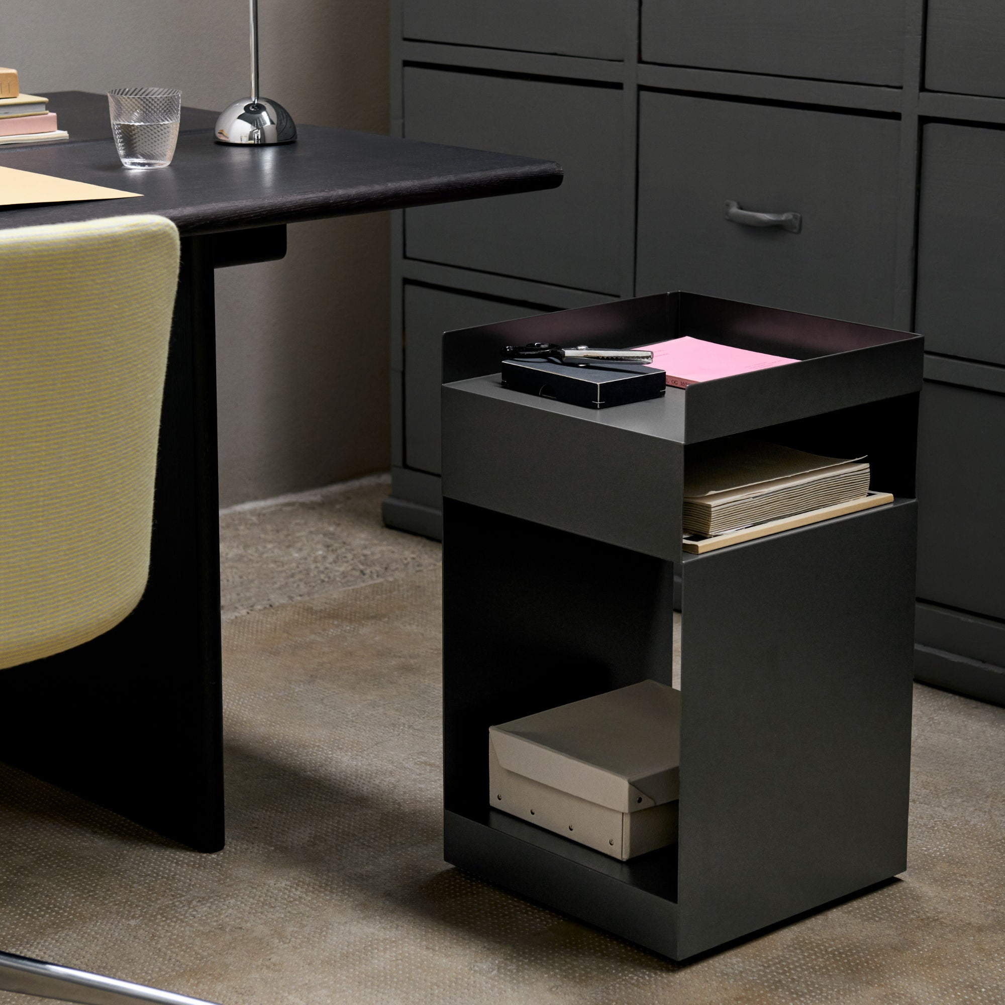 Rotate SC73 Side Table - Stone Grey-2