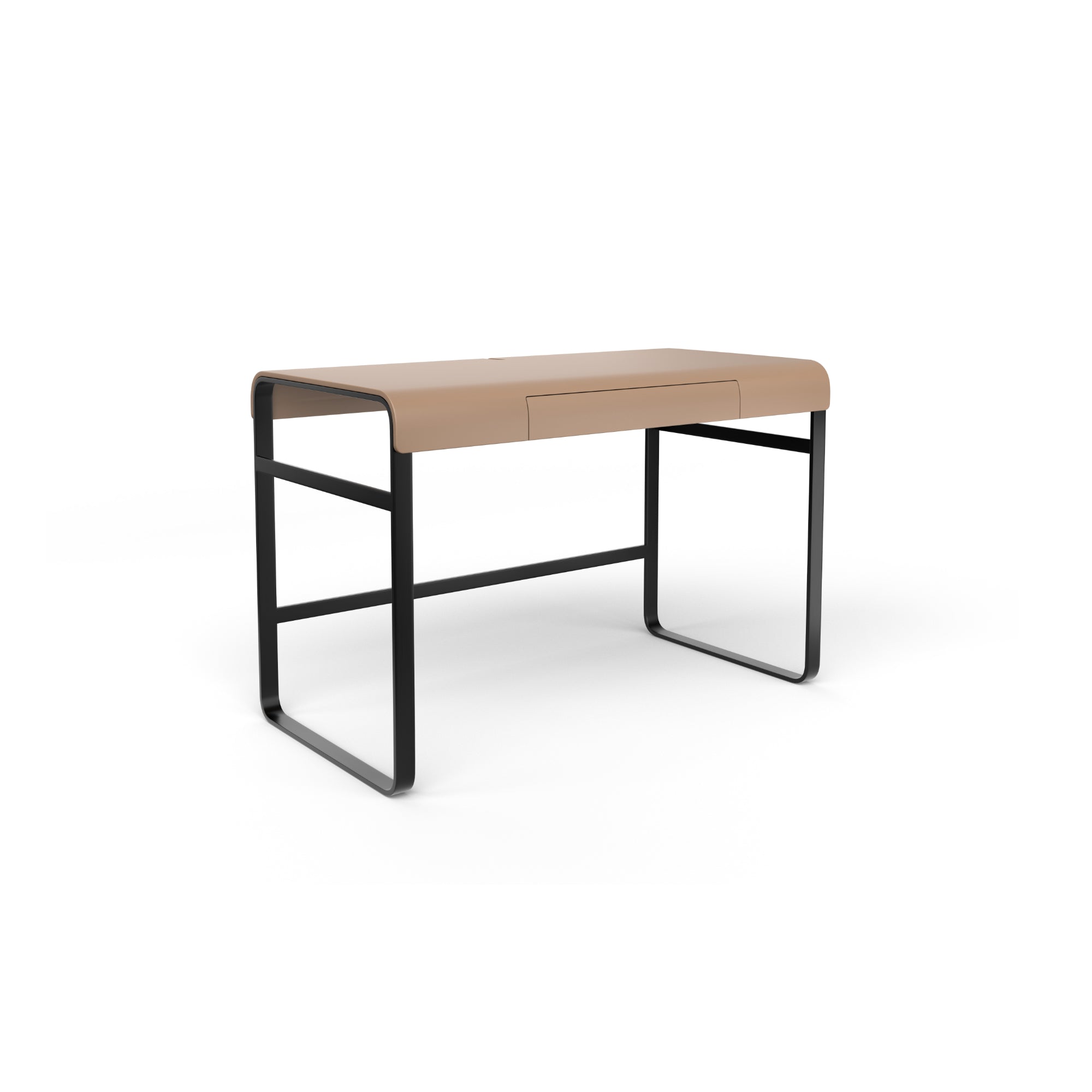 Alphabet Desk with Drawer - Black/Nude-1