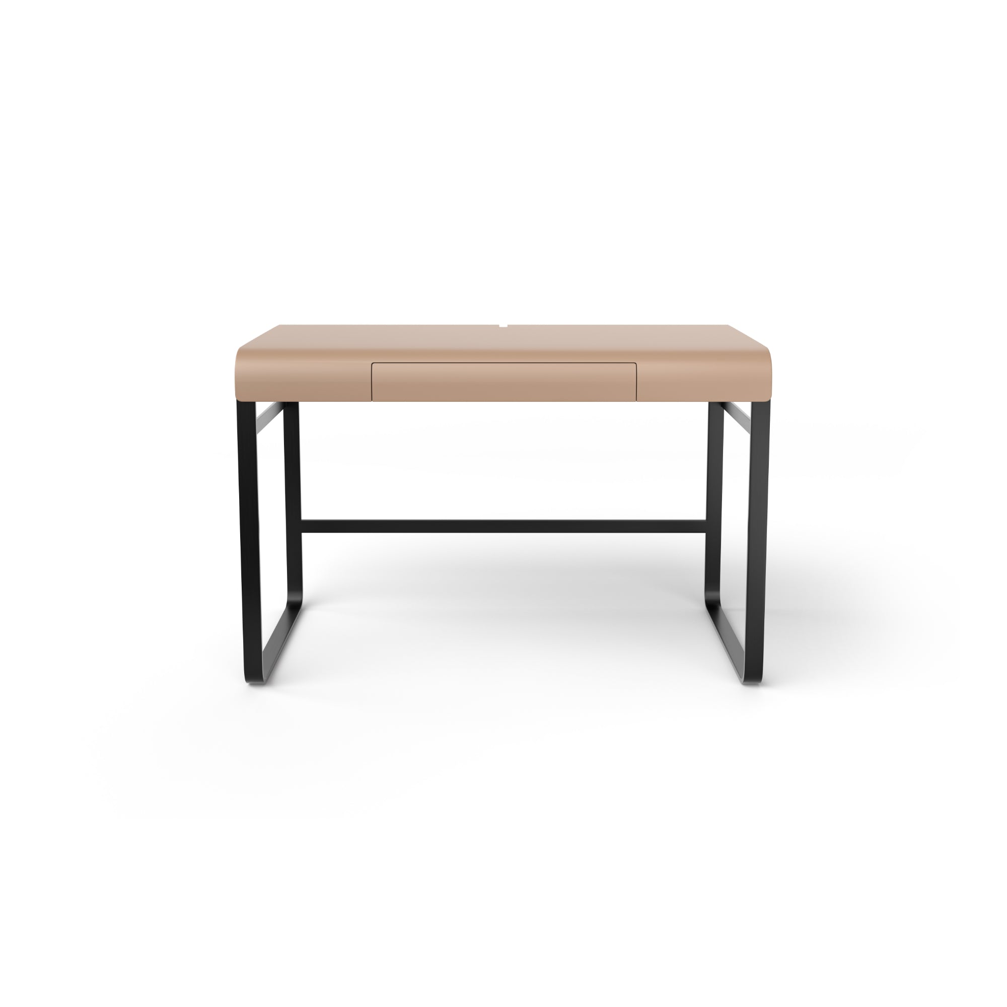 Alphabet Desk with Drawer - Black/Nude-3