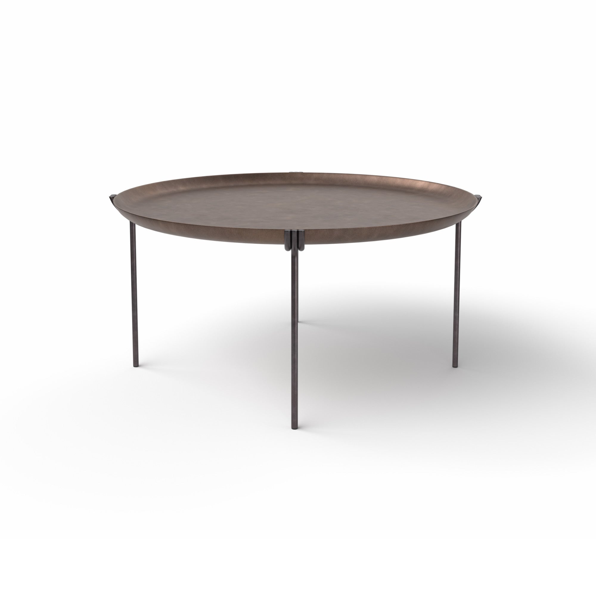 Geo 2039GB Side Table - Grey/Delabre Bronze-3