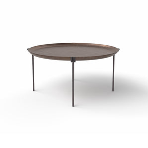 Geo 2039GB Side Table - Grey/Delabre Bronze