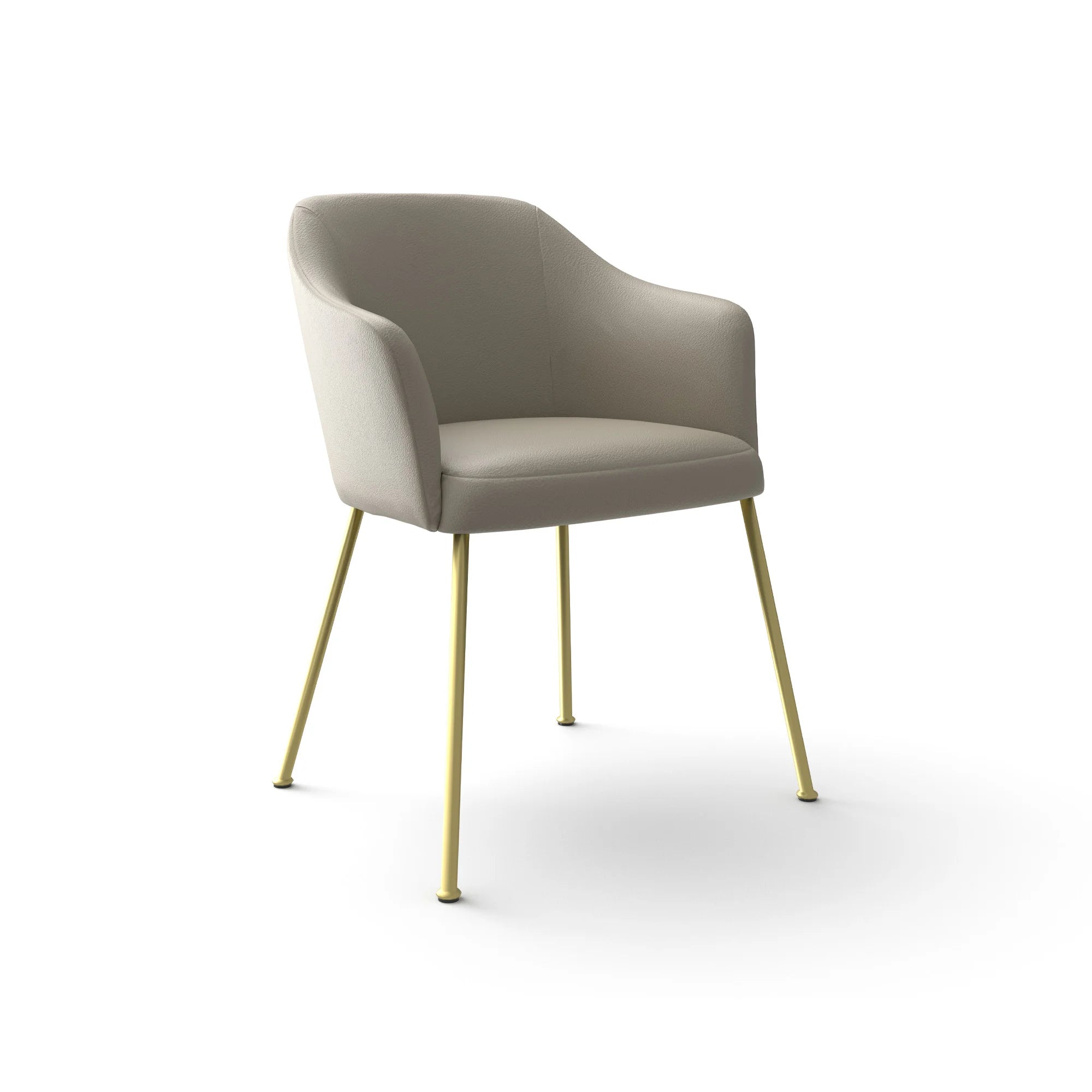 Isabelle 6010 Dining Chair - Brass/Leather Club (Club 7766)