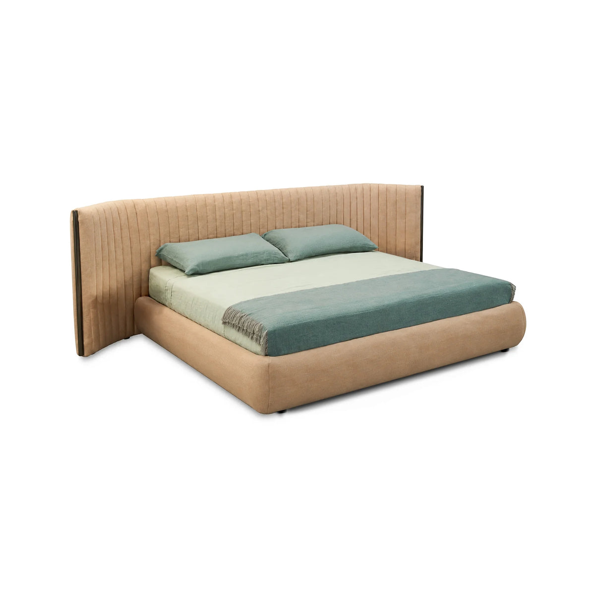 Metis 160 Bed - Fabric Elite (Vela 431)-1