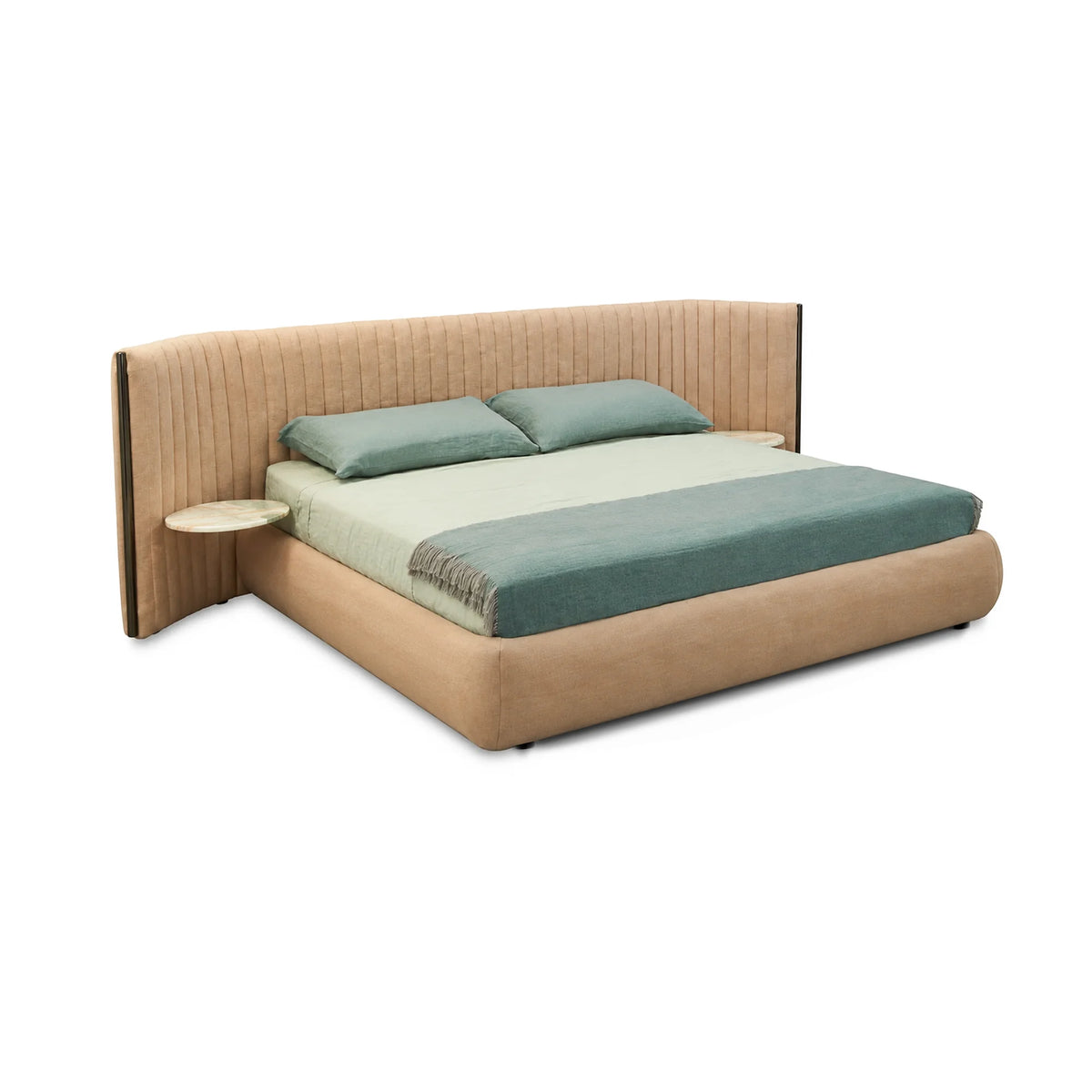 Metis 180 Bed - Onyx/Fabric Elite (Vela 431)-1
