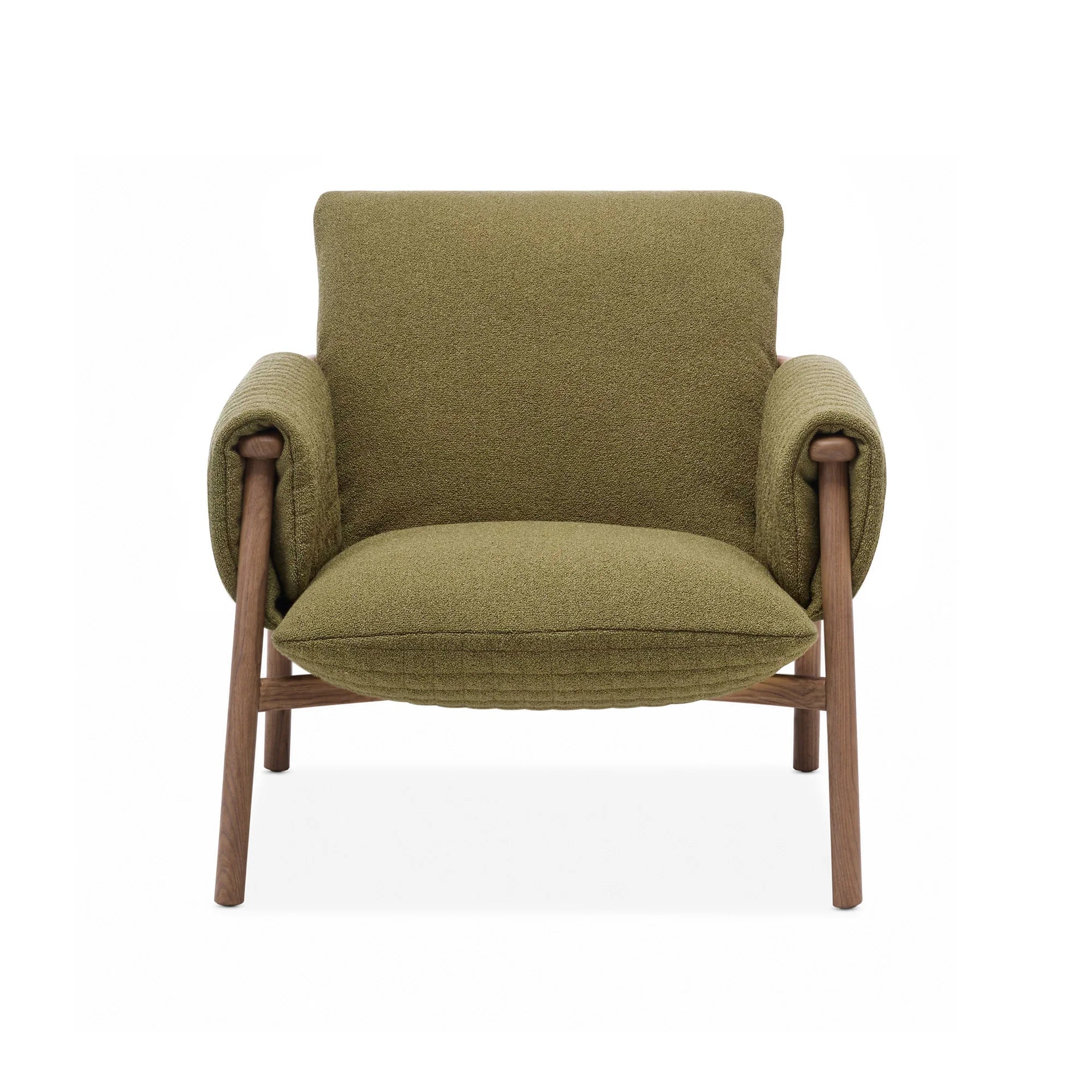 Voila 3535L Armchair - Walnut Painted Ash/Fabric Elite (Metis 11)