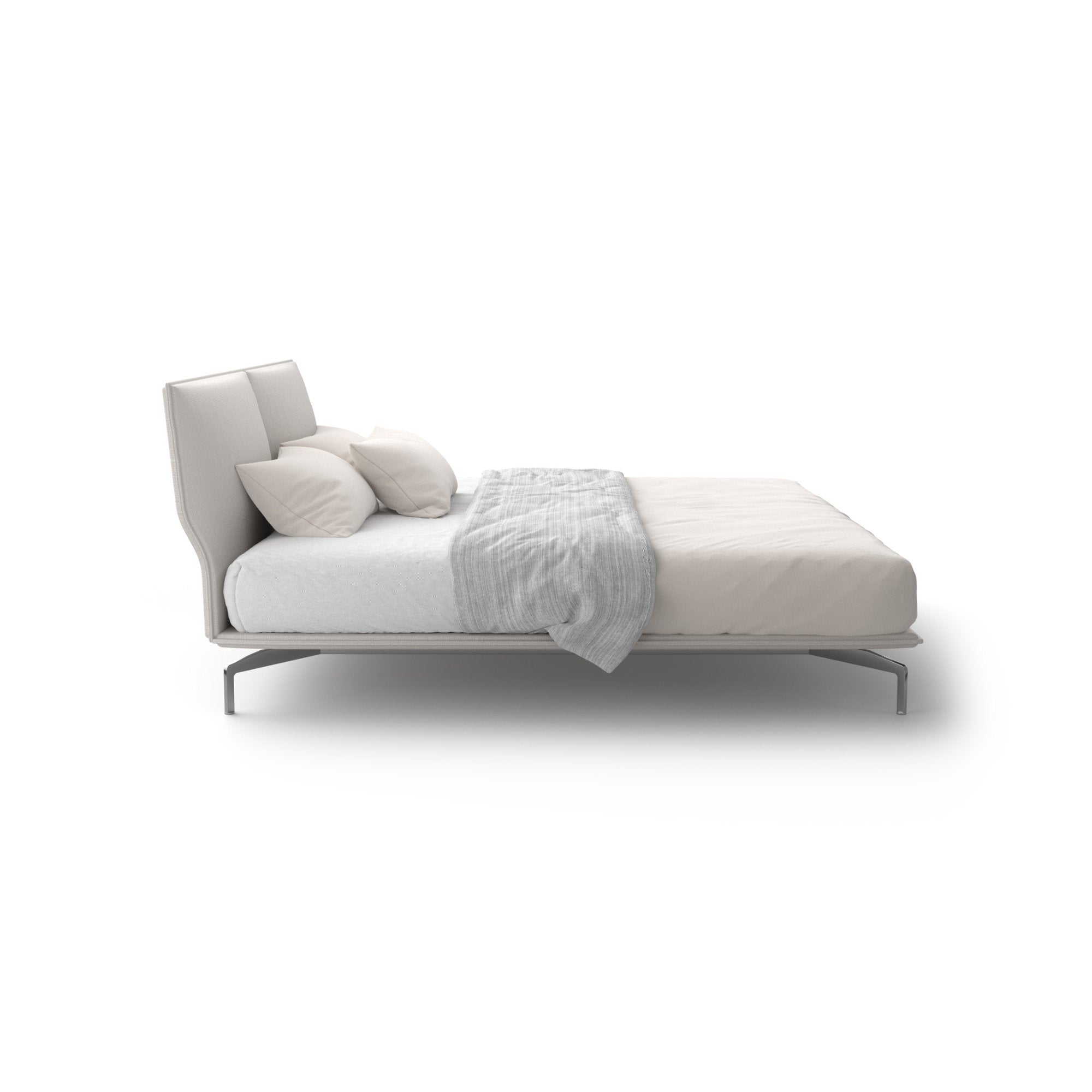 Avant Apres 180 Bed - Chrome/Fabric VIP (Avant Apres Col. 17)-5
