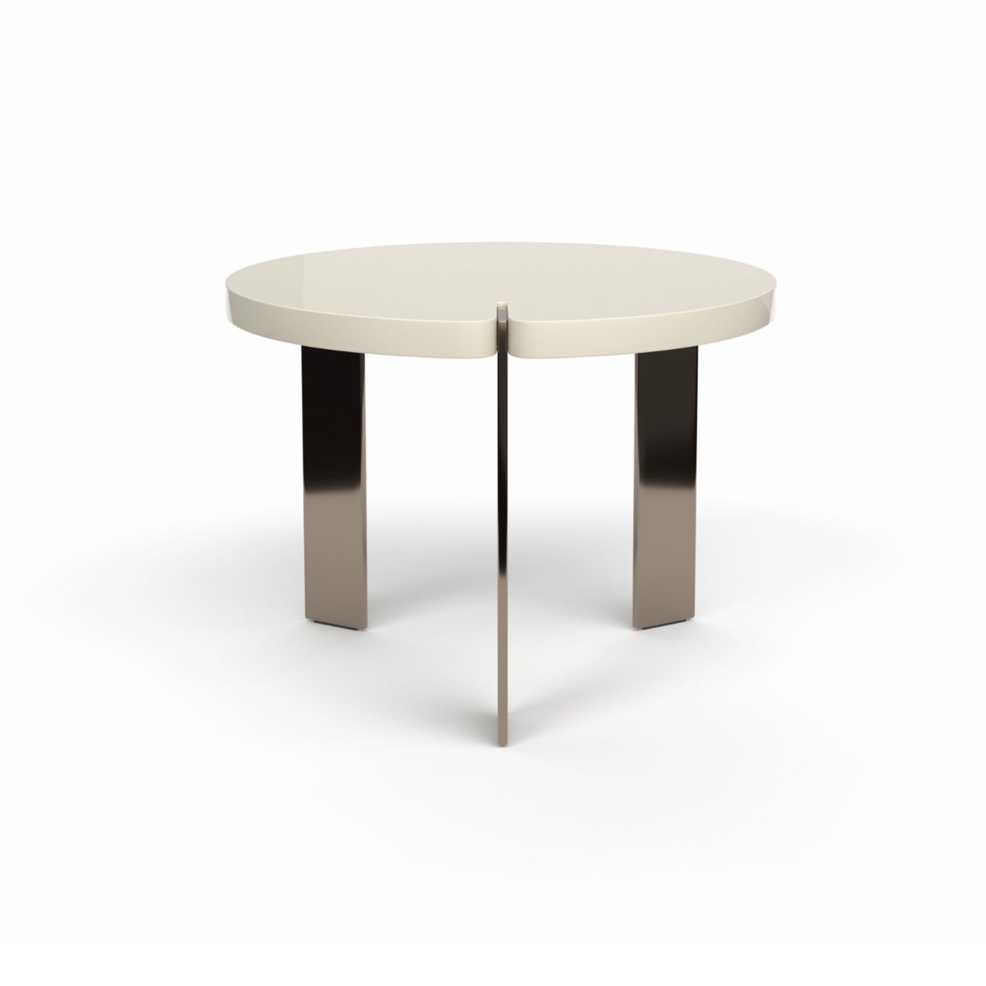 Butter 0132AL Coffee Table - Black Nickel/Glossy Ivory-3