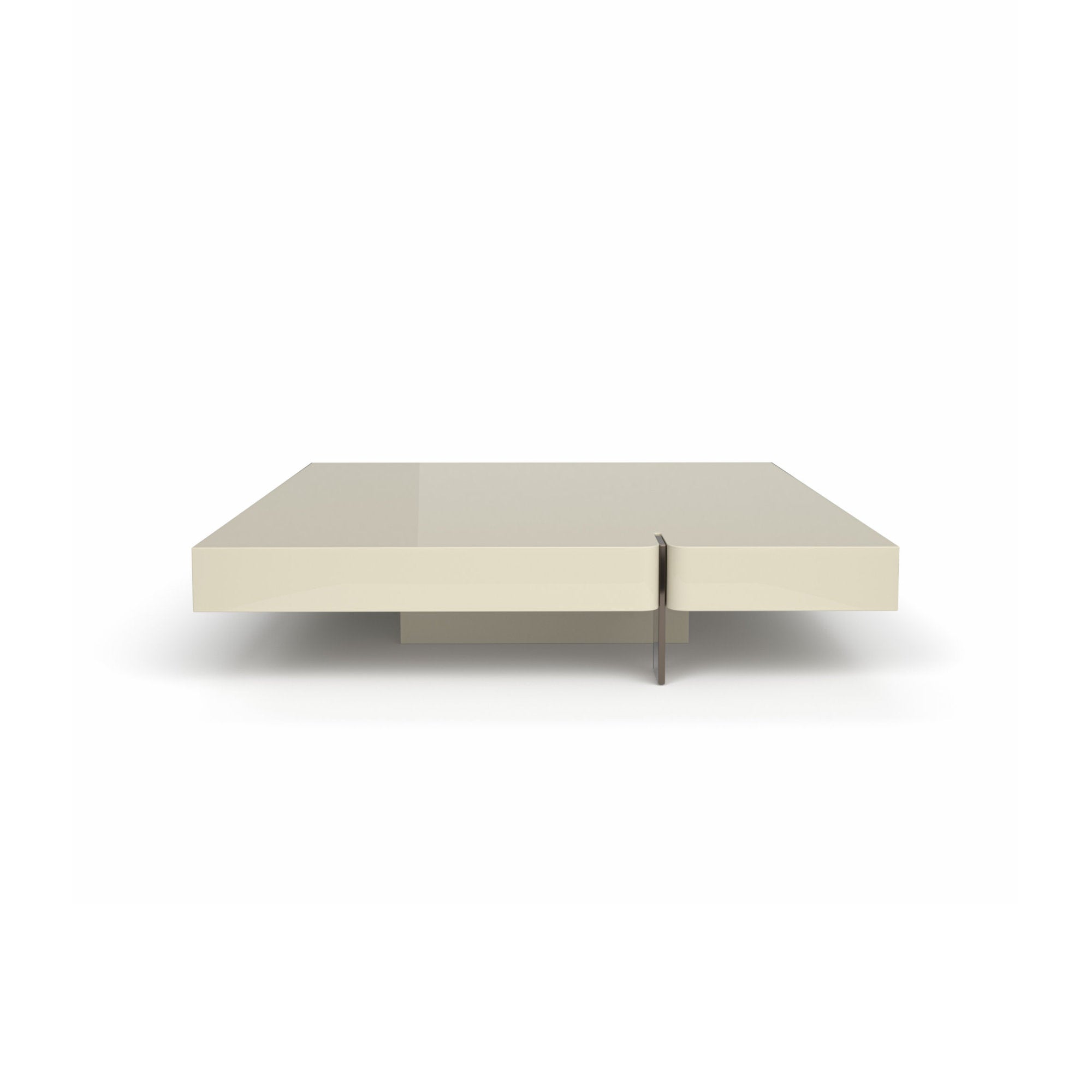 Butter 0138AL Coffee Table - Black Nickel/Glossy Ivory-3