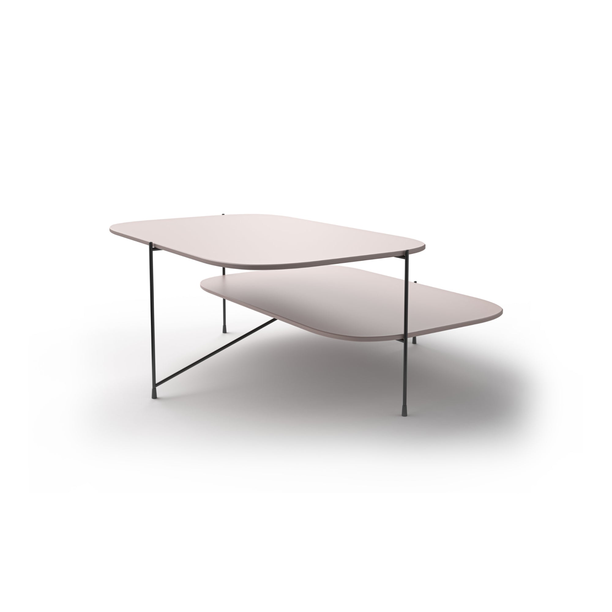 Haiku Coffee Table - Mud Cream-1