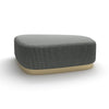 Island 0187 Pouf - Brass/Fabric VIP (Graphis Dis Piccolo 08)