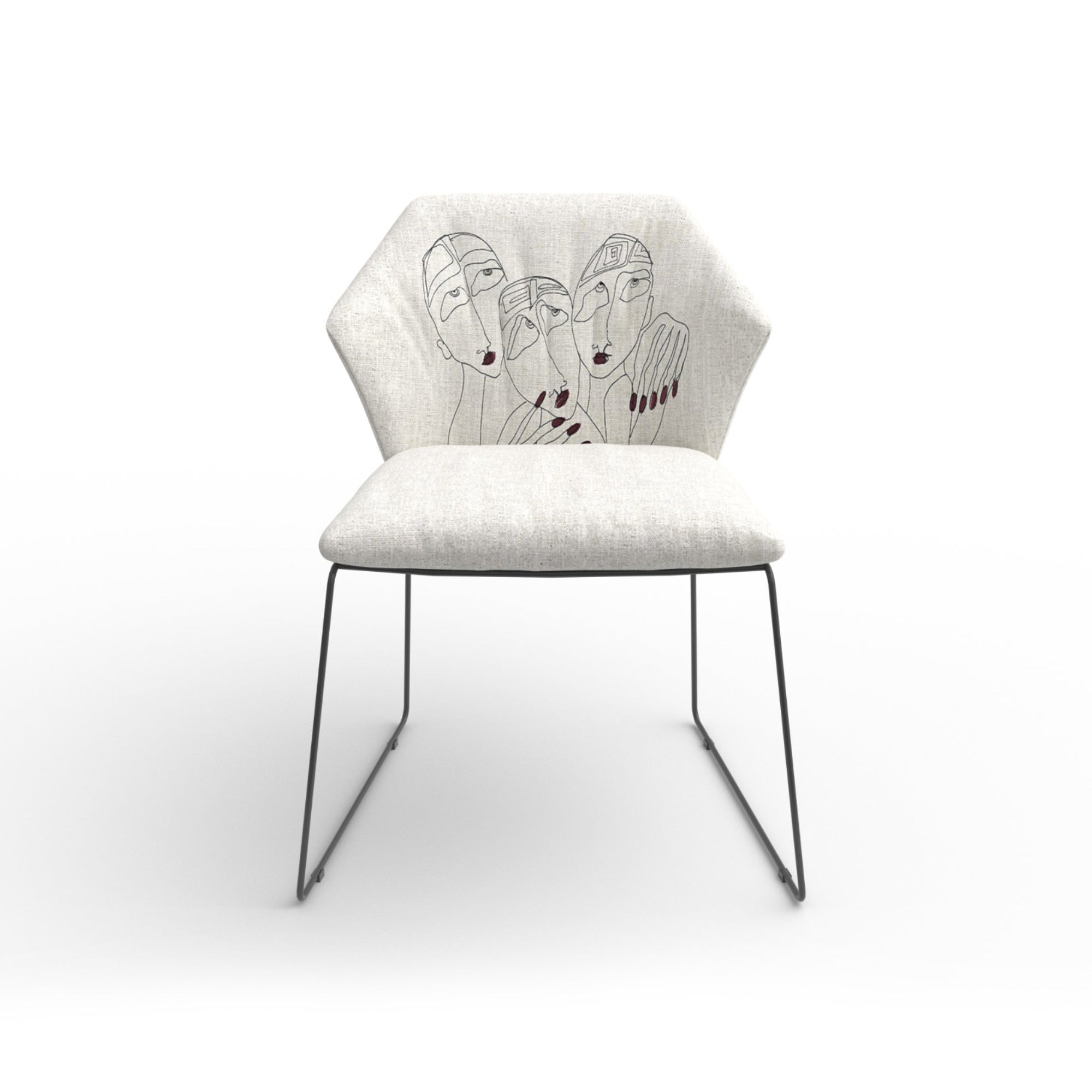 New York 2154 Dining Chair - Black Nickel/Fabric Royal(Volti By Maras Dis.2)-3