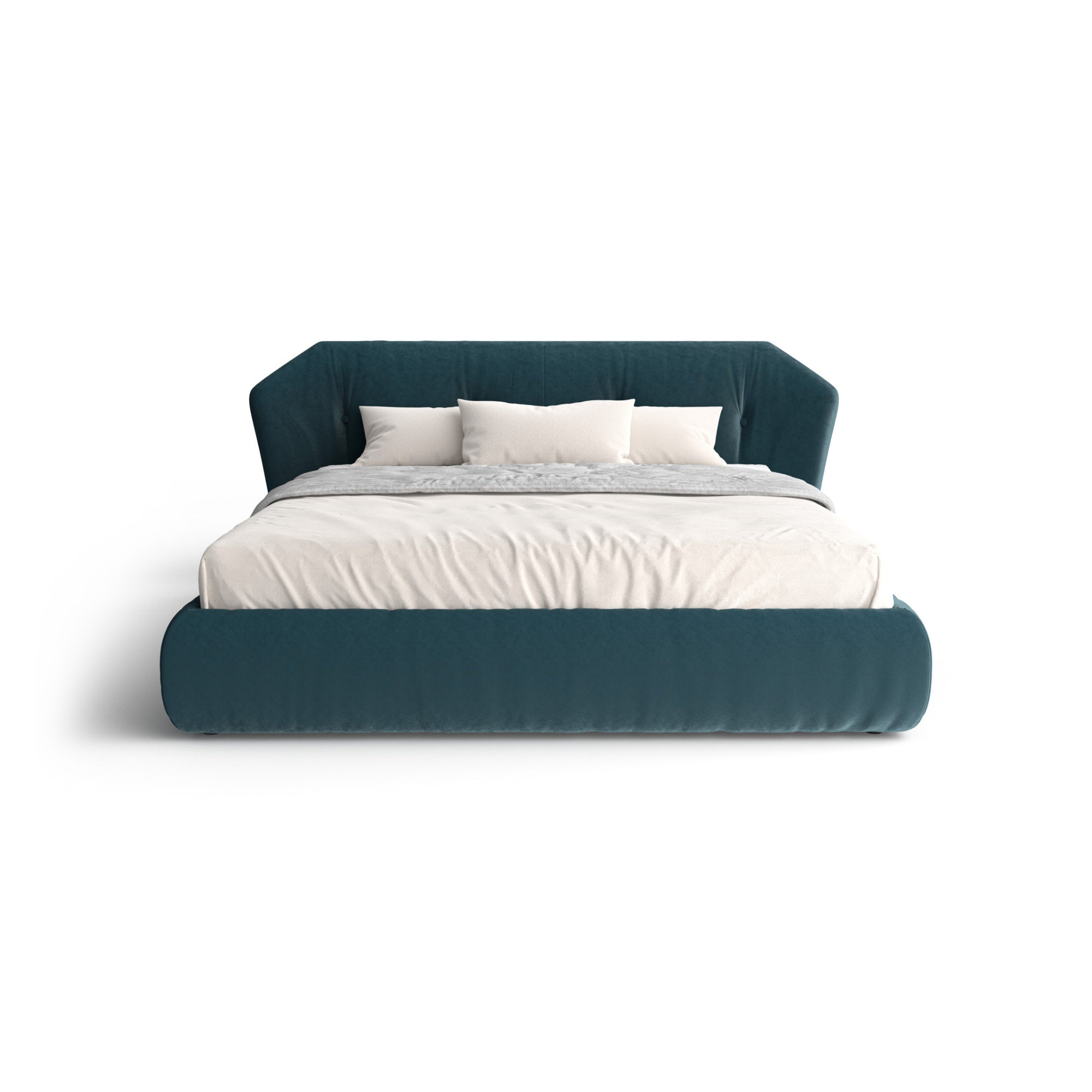 New York Box 180 Bed - Fabric Top (Lario 58)-3