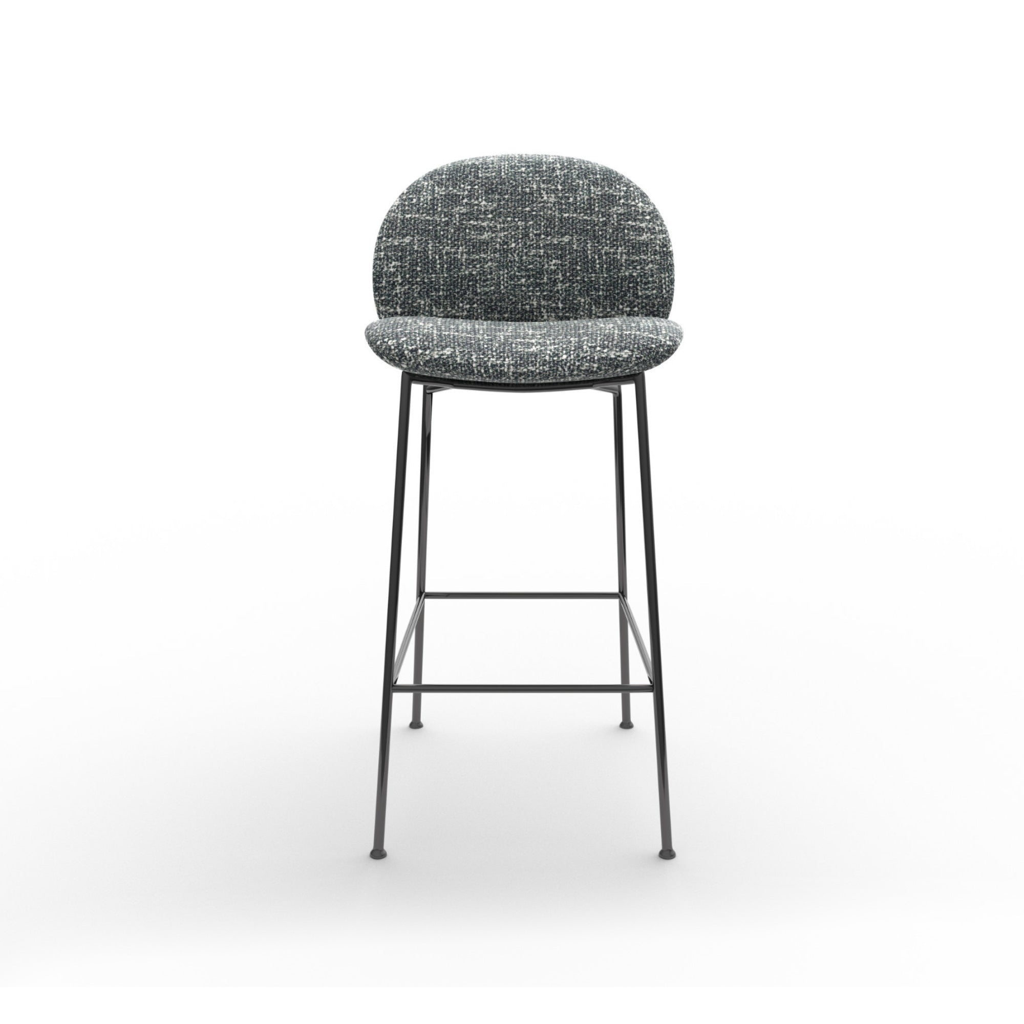 Ola 2015 High Bar Stool - Black Nickel/Fabric VIP (Seventy 90)-3