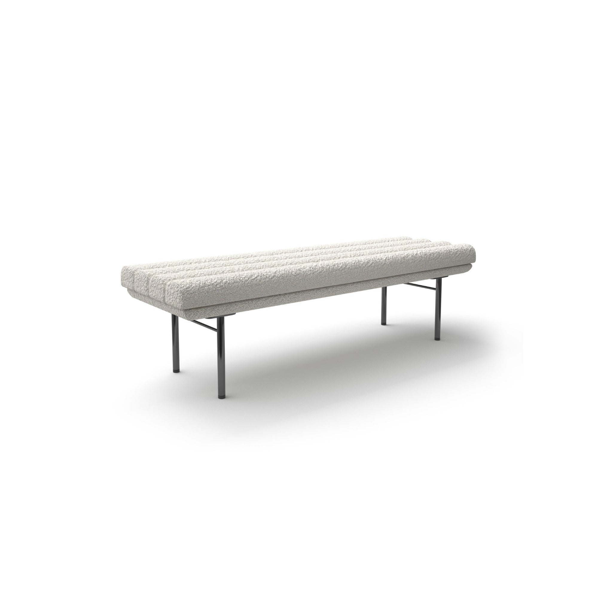 Pan Flute 0040 Bench - Black Nickel/Fabric Elite (Teddy 01/1)