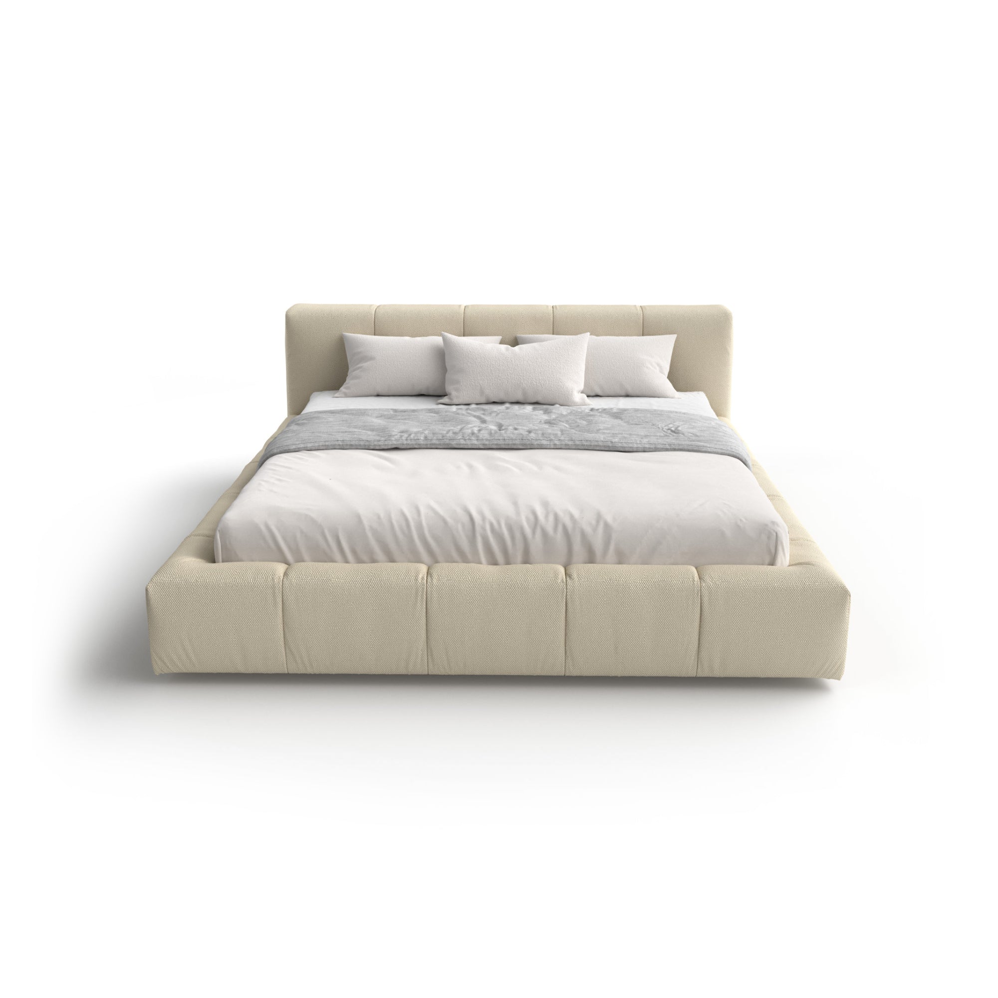 Pixel Box 180 Bed - Fabric Lusso (Creta News 1D)-3