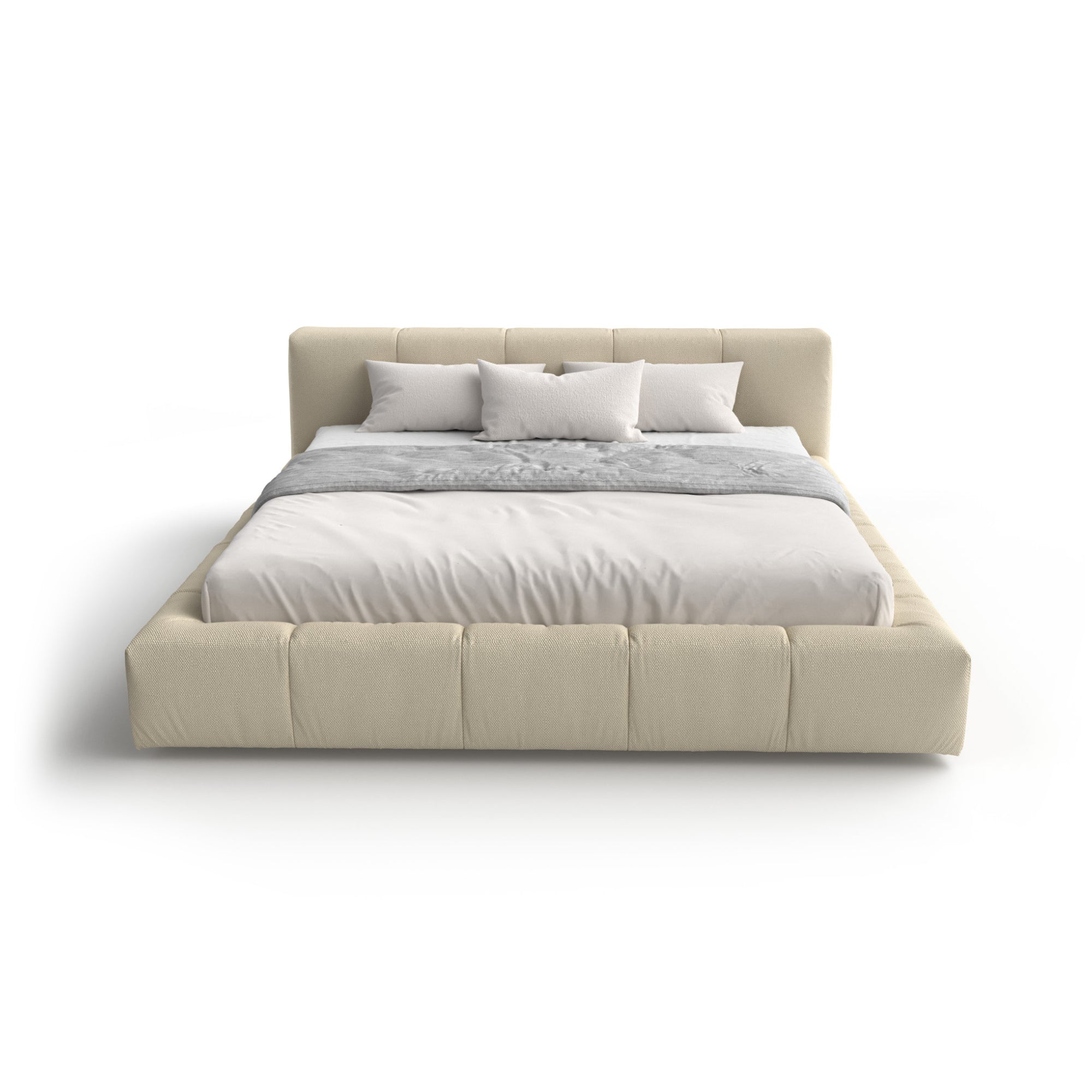 Pixel Box 193 Bed - Fabric Lusso (Creta News 1D)-3