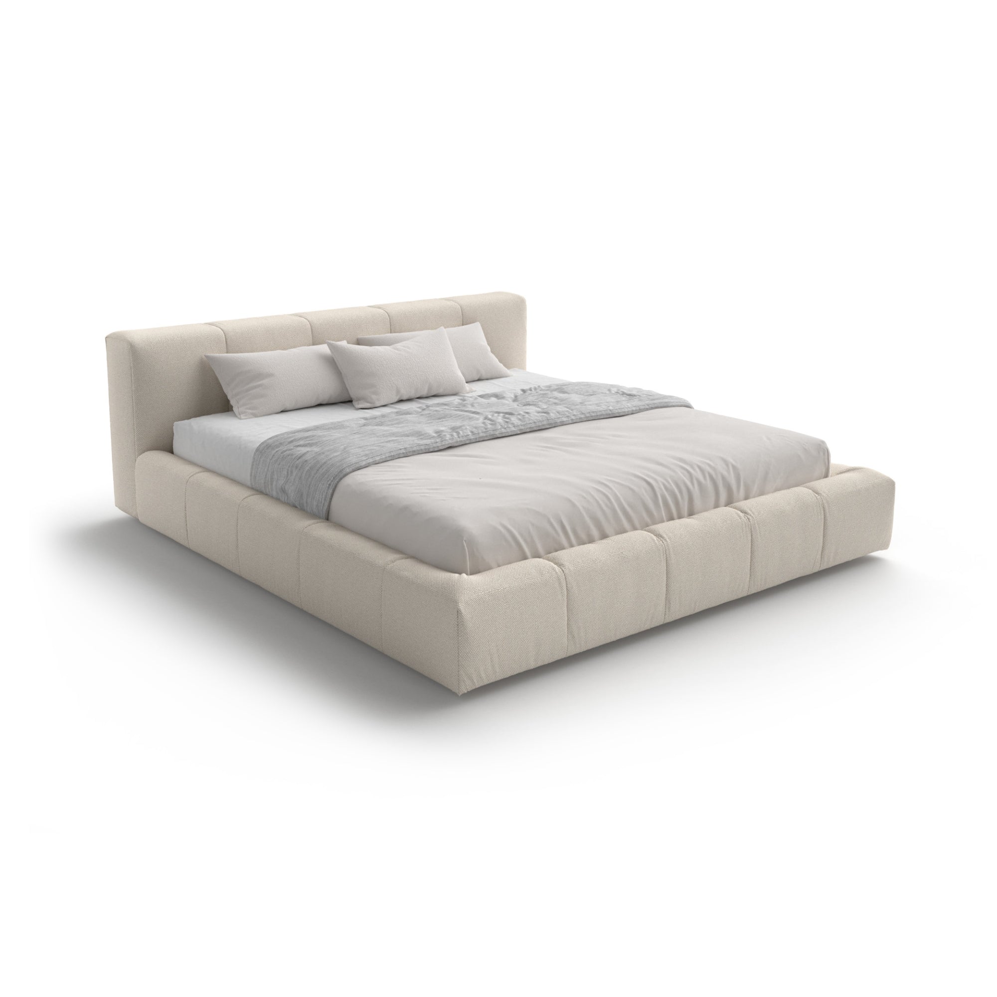 Pixel Box 180 Bed - Fabric Lusso (Creta News 2A)-1