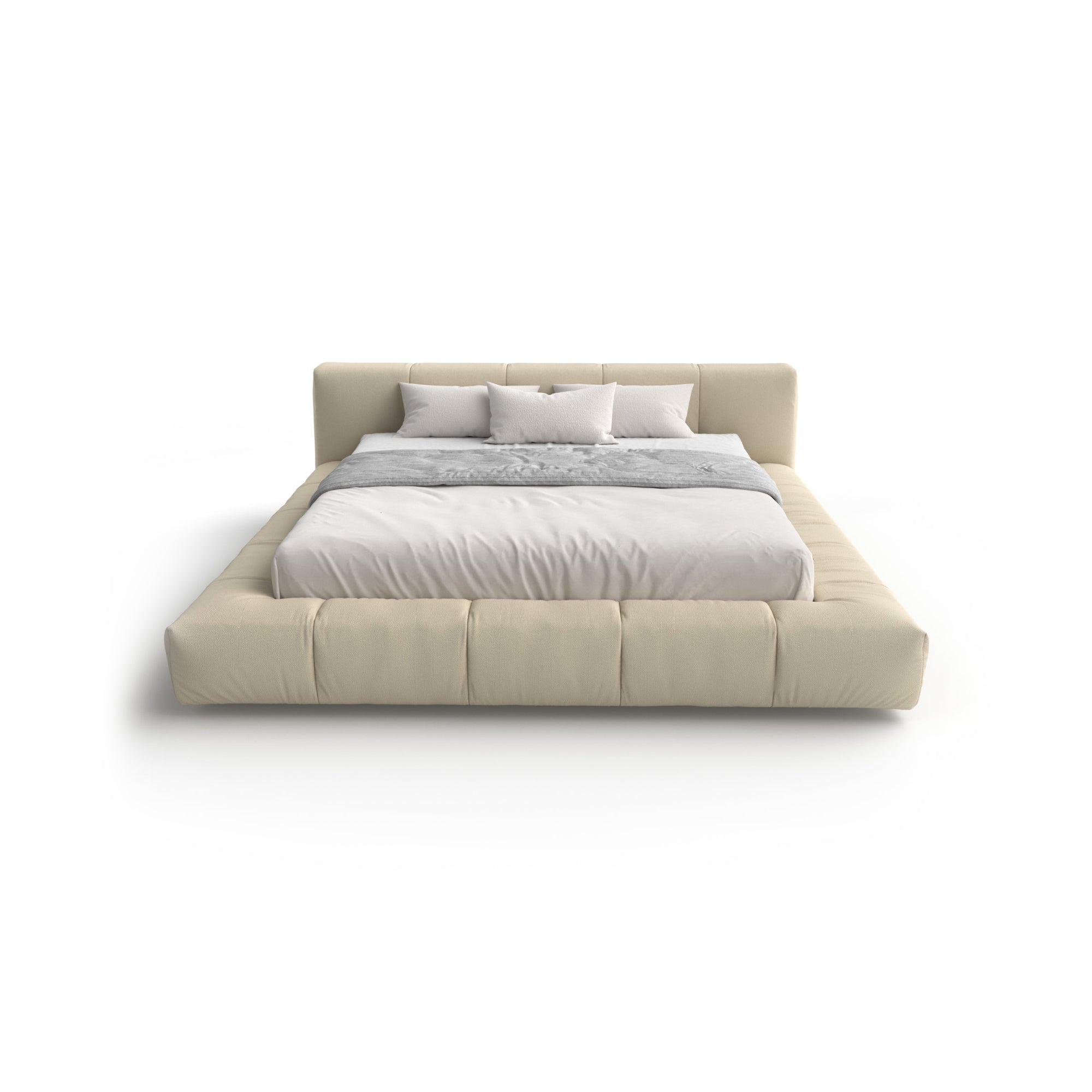 Pixel Box Large 180 Bed - Fabric Lusso (Creta News 1D)-3