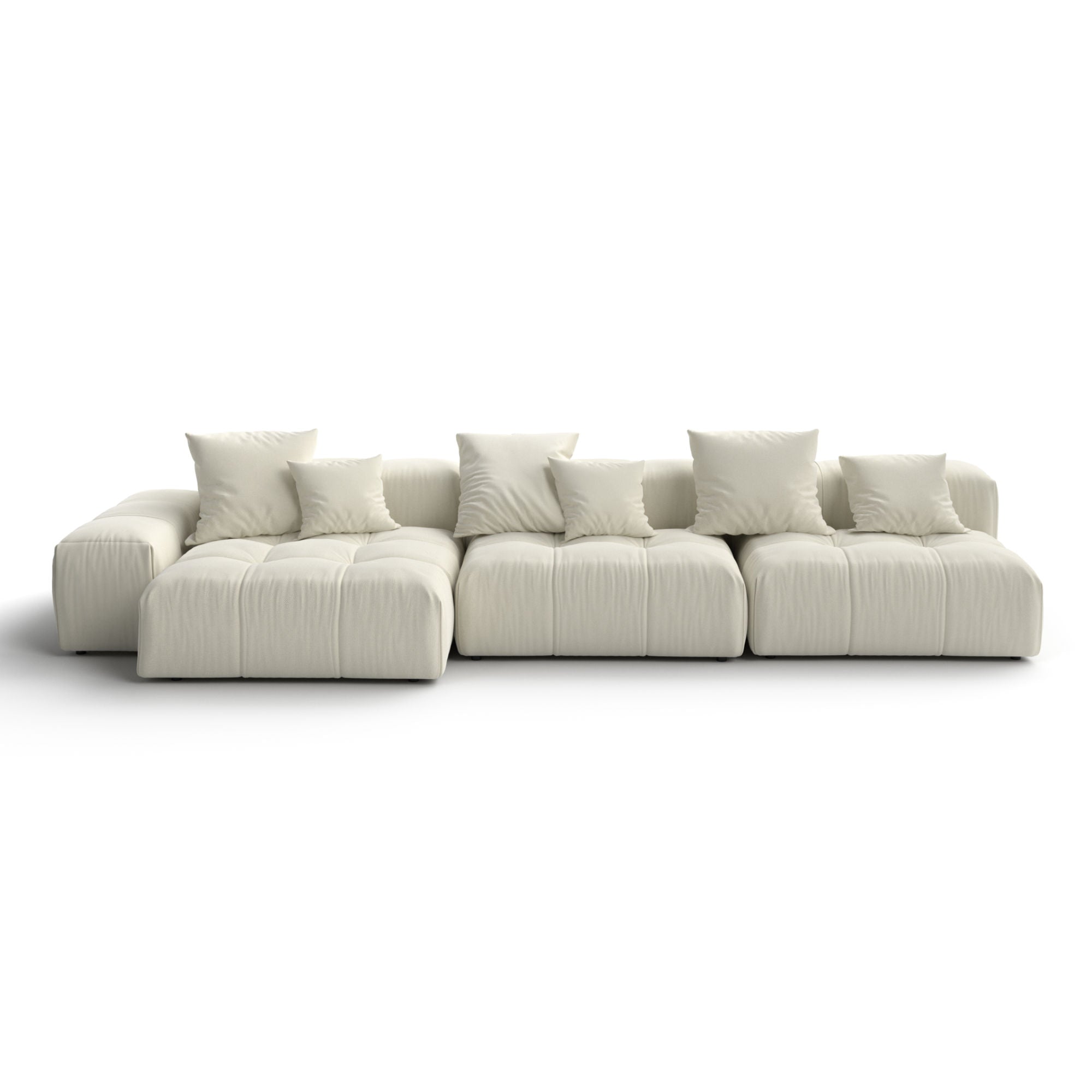 Pixel Compositional Sofa - Fabric Lusso (Creta 2A)-3