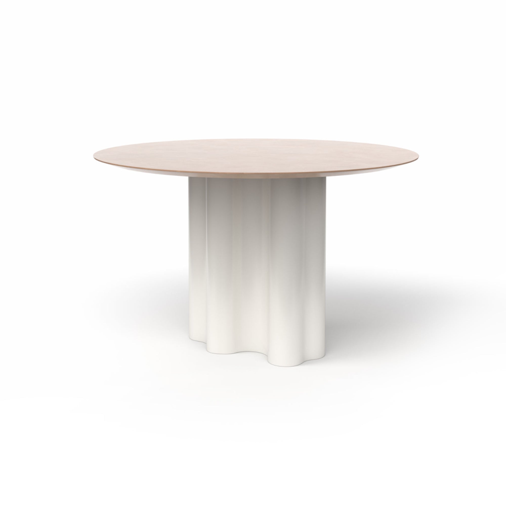Teatro Magico TA0080PB Dining Table - White RAL 9003/Pearl Marble-1