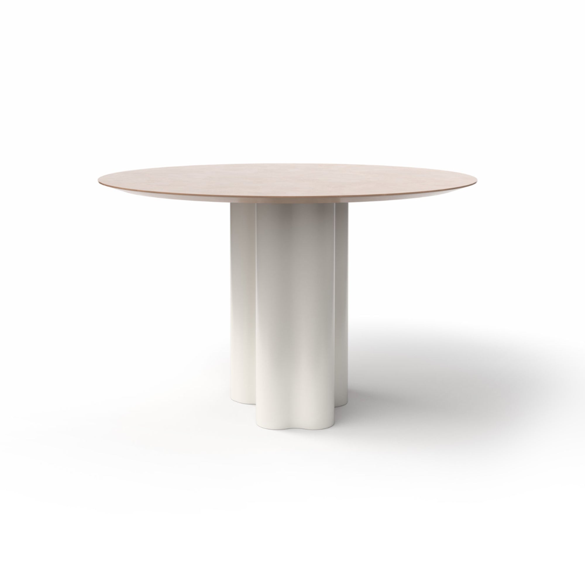 Teatro Magico TA0080PB Dining Table - White RAL 9003/Pearl Marble-3