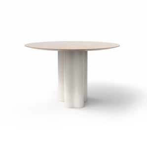 Teatro Magico TA0080PB Dining Table - White RAL 9003/Pearl Marble