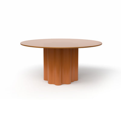 Teatro Magico TA0210A Dining Table - Amber Glass
